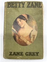 Antique Betty Zane by Zane Grey Book