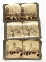 (9) Stereoscope View Cards - San Francisco