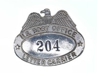 Vintage Post Office Letter Carrier Badge 2.5” x