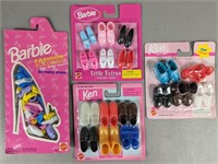 1990’s Barbie & Ken Little Extra Shoes Lot