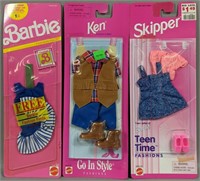 1990’s Barbie, Ken and Skipper Clothes