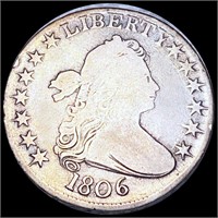 1806 Draped Bust Half Dollar NICELY CIRCULATED