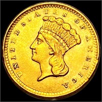 1856 Rare Gold Dollar UNCIRCULATED