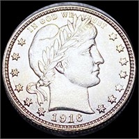 1916-D Barber Silver Quarter UNCIRCULATED