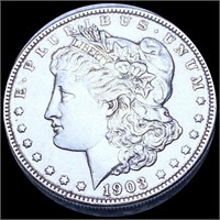 1903 Morgan Silver Dollar NEARLY UNCIRCULATED