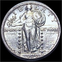 1920 Standing Quarter CLOSELY UNCIRCULATED