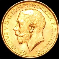 1918 British Gold Sovereign UNCIRCULATED