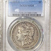 1895-S Morgan Silver Dollar PCGS - VF25