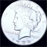 1935 Silver Peace Dollar XF