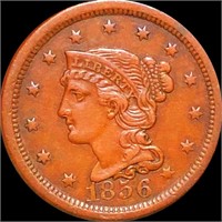 1856 Braided Hair Large Cent CLOSELY UNCIRCULATED