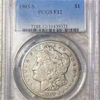 1903-S Morgan Silver Dollar PCGS - F12
