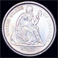 1888 Seated Liberty Dime UNCIRCULATED