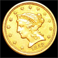 1852-O $2.50 Gold Quarter Eagle CLOSELY UNC