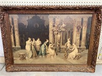 Framed Print 'The Young Model' After F. Beda