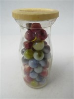 Vintage Marbles In Bayview Grape Drink Jar