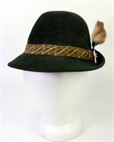 Men's Green Bavarian Alpine Hat
