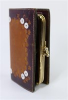 Vintage Baronet Tooled Leather Ladies Wallet