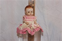 VINTAGE DOLL - APPROX. 6 INCHES TALL IN CASE