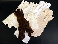 Vintage Ladies Cloth Fashion Dress Gloves