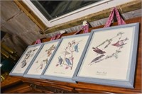 4 Bird Prints