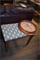 Decorative Clock & Piano Bench