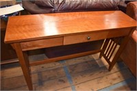 Solid Oak Sofa Table