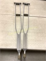 Pair of Adjustable Crutches