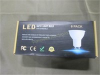 6 pack LED GU10 LED light bulbs