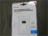 Honeywell 7 day programmable switch