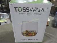 Tossware 12 oz tumbler jr. set