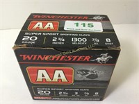 Winchester 20 gauge Super Sport 2 3/4", 25 rnds