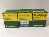 Remington 410, 3" Express Long Range 3-25rnd