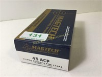 Magtech 45 ACP, 230 grain, 50 rnds