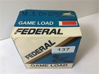 Federal 12 gauge 2 3/4", 24 shells