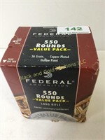 Federal .22 Long, bulk pack 550 rnds
