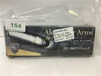 Alexander Arms .50 Beowulf, 350 gr. Qty 19