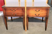 Vintage Well Made Pr Mahogany end tables Price x 2