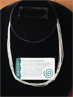 New with Tag liquid sterling silver 20 in necklace