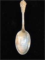 Sterling Silver Christmas 1895 Spoon