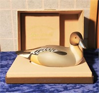 Royal Daulton Lem Ward model duck in display case