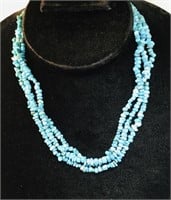 NEW  Turquoise & sterling silver necklace