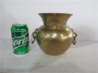 Old Brass Pot 6-1/2'H