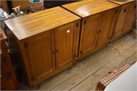 Pair of Pine Cabinets