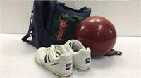 Ebonite Bowling Ball & Bag R10A