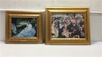 Pair of Manet Prints Framed R15E