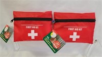 NEW 12pc Travelers First Aid Kit - 2pk R16H