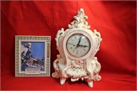 Vintage Ceramic Mantel Clock