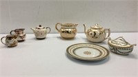 Misc Antique China Teapots, Creamers Etc K11B