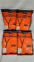 NEW High-Visibility Work Vests - 4pk 13C