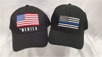NEW America Ball Caps - 2pk 13C